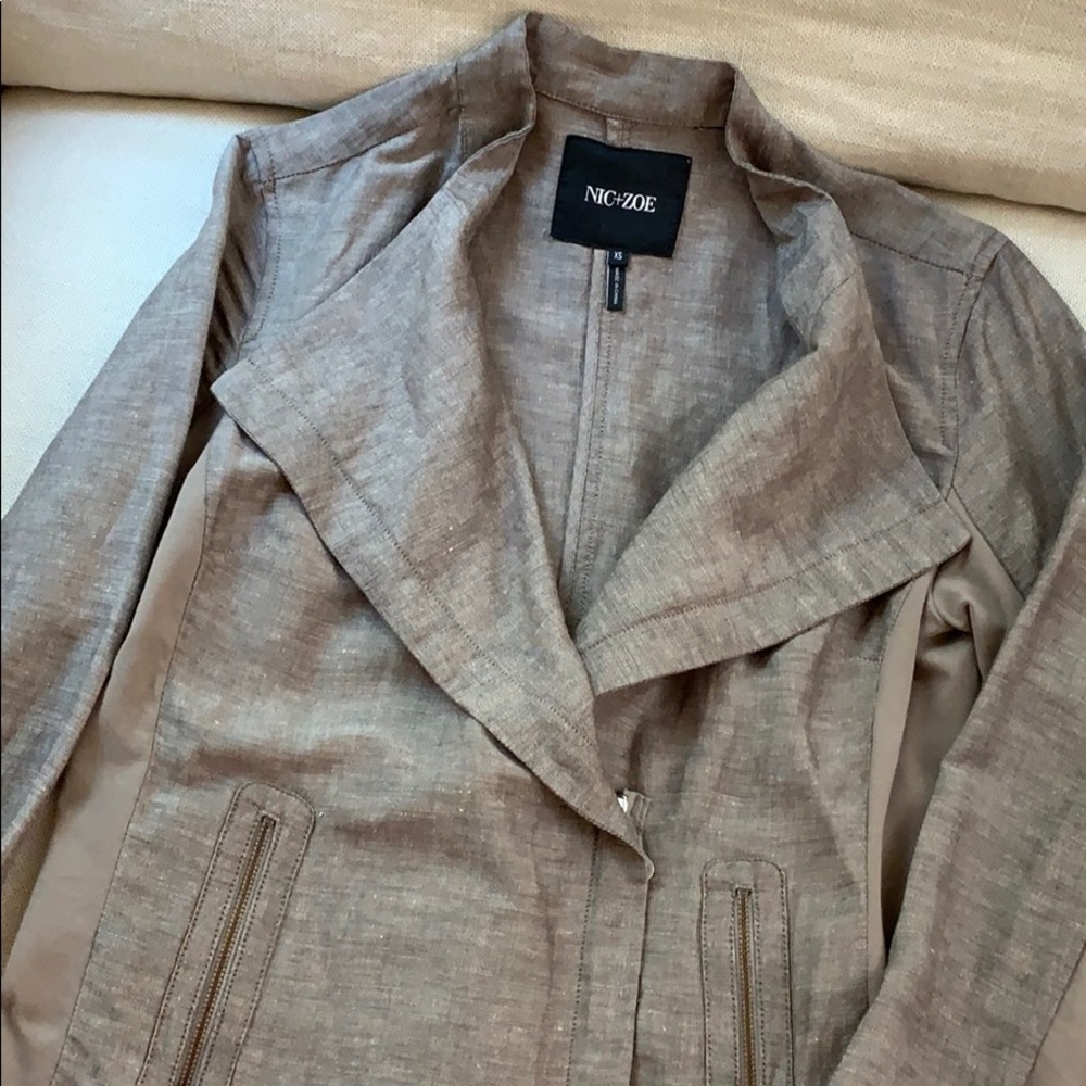 Nic+Zoe linen jacket